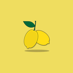 Lemon orange juice Free Vector
