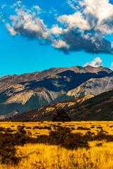 Mountain scenery in New Zealand