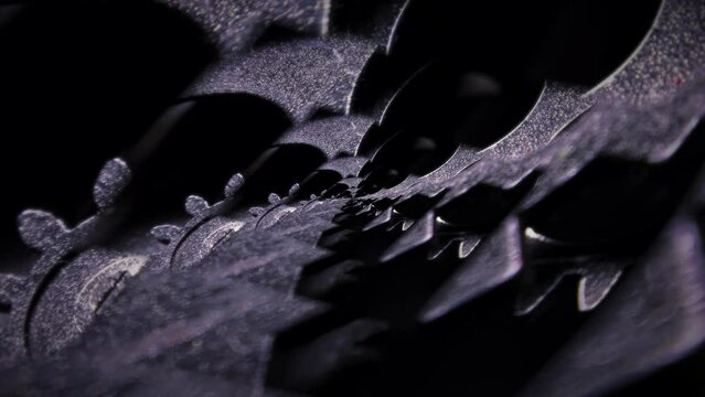 Endless Gears Industrial Abstract Background