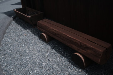 木でできた椅子(日本)