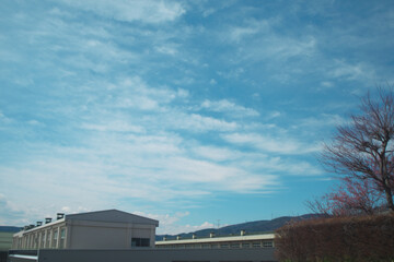 広く続く綺麗な青空