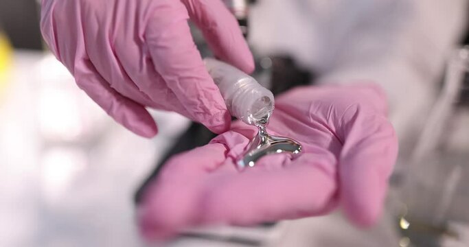 Smelting lead or mercury sample of molten metal