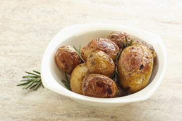Roasted baby potato with rosemary