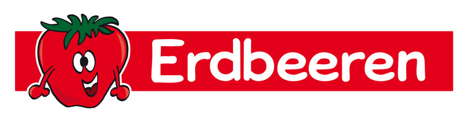 Erdbeeren Überschrift