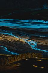 River patterns in landscape