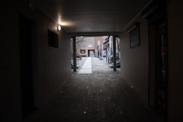 tunnel to the Liberty Square in Rybnik