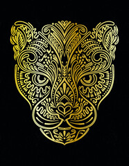 jaguar gold decoration