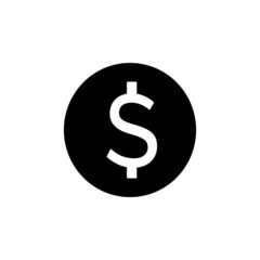 dollar symbol logo vector illustration
