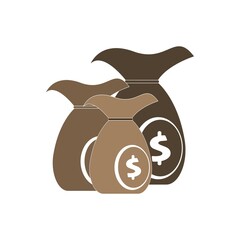 dollar symbol logo vector illustration