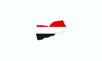 yemen national emblem vector illustration flat design