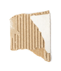 Cardboard, Carton, Ripped Kraft Paper, Wrapping Piece