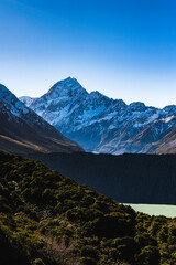 Mountain landscape in New Zealand