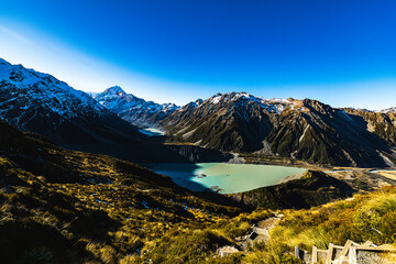 Mountain landscape in New Zealand