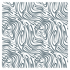 Pattern with black maze waves. 