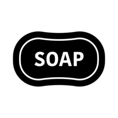 Soap icon. Bath soap. Hygiene concept. Vector illustration