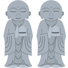 お地蔵様のイラスト