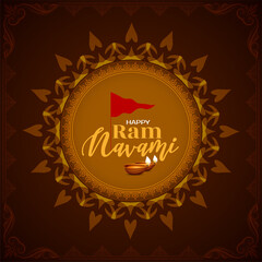 Indian Hindu cultural festival Ram Navami celebration background