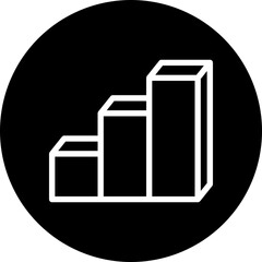 bar chart glyph icon