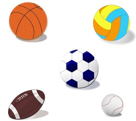 balls, sports, basketball, volleyball, football, tennis