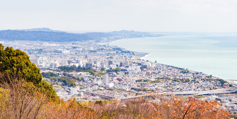 小田原市　石垣山からの眺望　【 神奈川県 の 風景 】