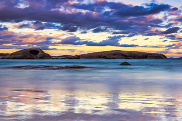 Long exposure sunset at Twilight Beach, Esperance West Australia 