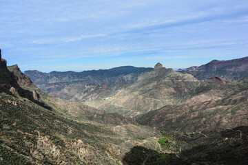 montagna simbolo roque il nublo gran canaria spagna