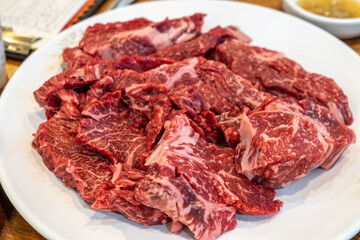 Hanwoo beef cuts