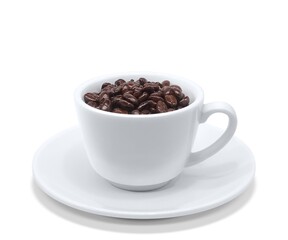 コーヒー豆 珈琲豆 イラスト リアル カップ 