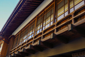 Fototapeta premium 温泉街の宿