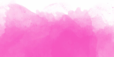 Obraz premium Smooth pastel colors wet effect hand drawn canvas aquarelle background. Light sky pink, purple shades and blue watercolor paper textured illustration for grunge design, vintage card, retro templates.