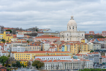 Obraz premium Ansicht vom Stadtviertel Alfama in Lissabon, Portugal
