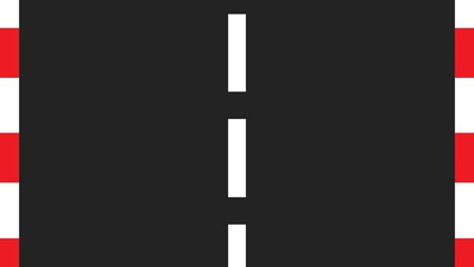 Moving Road Animation, Race Track Moving Animation from Top View, 2D Vertical Race Road Animation for Games, Music, Videos, Race Road Animation - Powered by Adobe