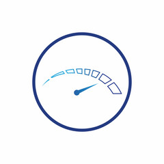 Speedometer vector graphic design illustration template