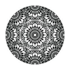 Circular pattern mandala art decoration elements.