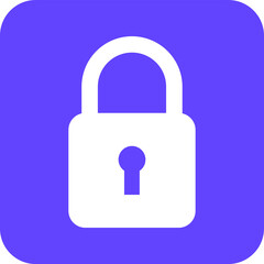 Padlock Vector Icon Design Illustration