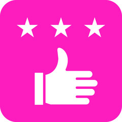 Customer Review Vector Icon Design Illustration