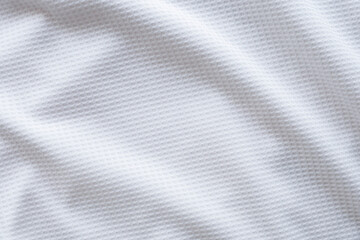 White sports clothing fabric football shirt jersey texture abstract background