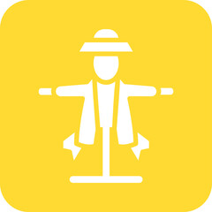 Scarecrow Vector Icon Design Illustration