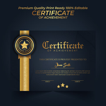 Certificate Design Template