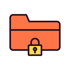 Folder Security Icon