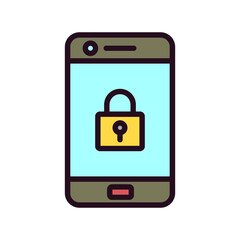 Mobile Security Icon