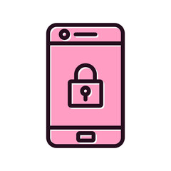 Mobile Security Icon