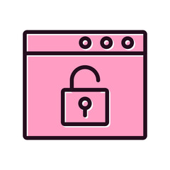 Browser Unlock Icon