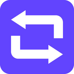 Repeat Vector Icon Design Illustration