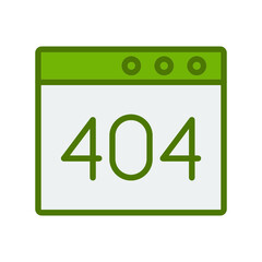 Browser Error 404 Icon