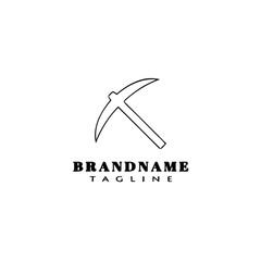 ax logo cartoon icon design template black isolated vector illustration