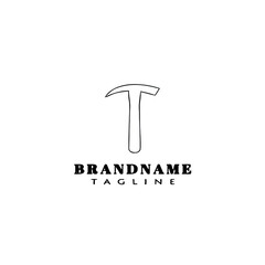 ax logo cartoon icon design template black isolated vector illustration