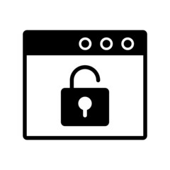 Browser Unlock Icon