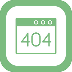 Browser Error 404 Icon
