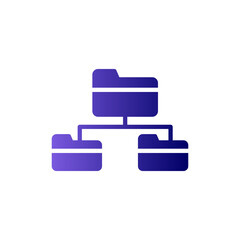 Fototapeta premium Root Directory Icon